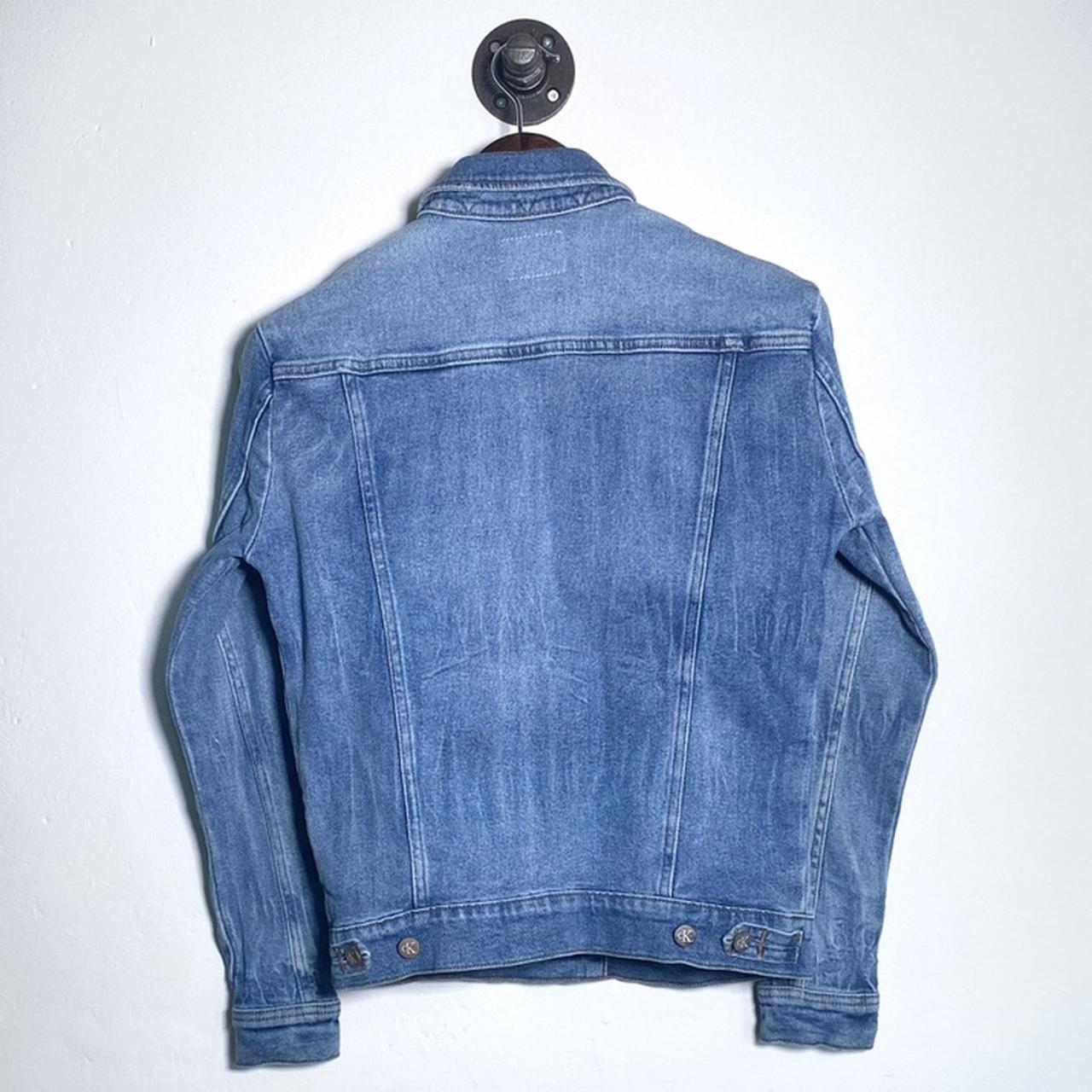 Vintage Calvin Klein Denim Jacket - Blue Jean Jacket Medium Wash Button Up