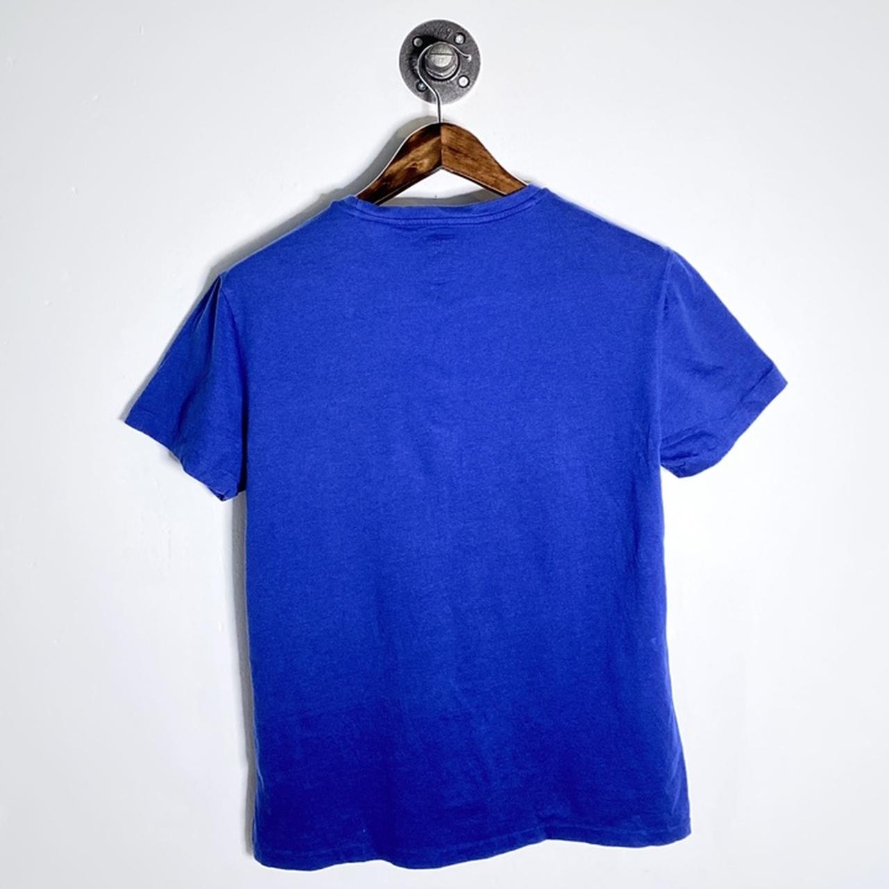 Polo Ralph Lauren Royal Blue T-Shirt with Yellow Embroidered Logo